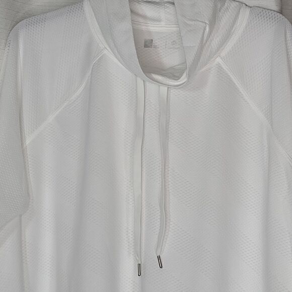 NWT XL Xersion White Funnel Neck active sweatshirt - Picture 9 of 10